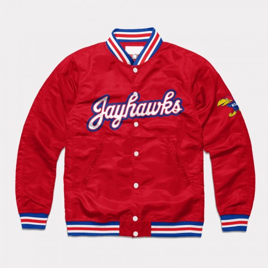 Kansas Jayhawks Script Red Jacket Kansas Jayhawks Script Red Jacket