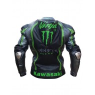 Kawasaki Monster Green Leather Jacket