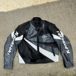 Kawasaki Ninja Motorcycle Leather Jacket