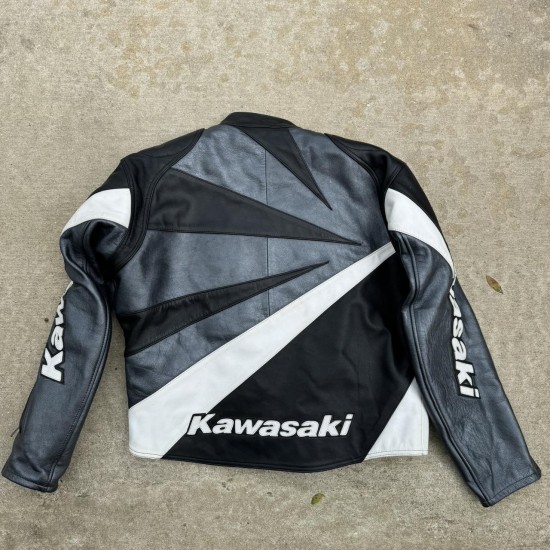 Kawasaki Ninja Motorcycle Leather Jacket Kawasaki Ninja Motorcycle Leather Jacket