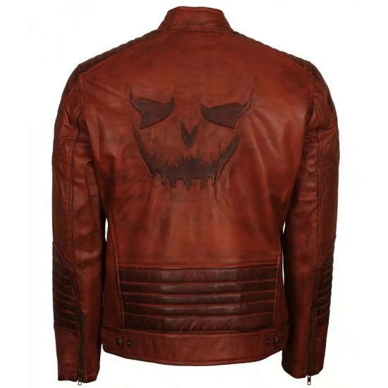 Killing Joke Scarecrow Cosplay Leather Jacket Killing Joke Scarecrow Cosplay Leather Jacket