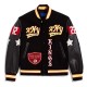 Kings Awake NY Black Varsity Jacket Kings Awake NY Black Varsity Jacket