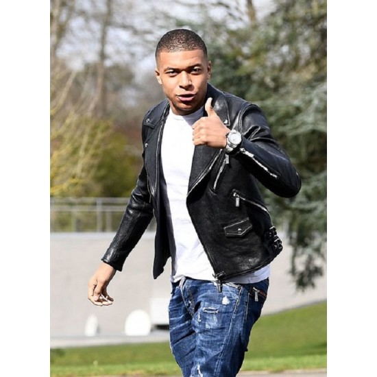 Kylian Mbappe Leather Jacket Kylian Mbappe Leather Jacket