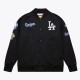 LA Dodgers Black Out Satin Jacket LA Dodgers Black Out Satin Jacket
