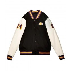 LA Lakers Black Mamba Hall of Fame Varsity Jacket