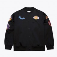 LA Lakers Black Out Satin Jacket