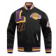 LA Lakers Mashup Classic Rib Satin Jacket