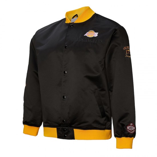 LA Lakers OG 3.0 Lightweight Black Satin Jacket LA Lakers OG 3.0 Lightweight Black Satin Jacket