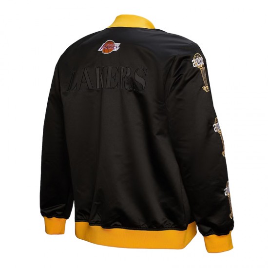 LA Lakers OG 3.0 Lightweight Black Satin Jacket LA Lakers OG 3.0 Lightweight Black Satin Jacket