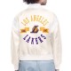 LA Lakers Printed Logo Varsity Satin Jacket LA Lakers Printed Logo Varsity Satin Jacket