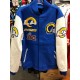 LOS ANGELS RAMS NFL Mash Up Mens ROYAL BLUE Varsity JACKET LOS ANGELS RAMS NFL Mash Up Mens ROYAL BLUE Varsity JACKET