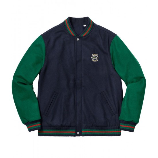 Lacoste x Supreme Letterman Jacket