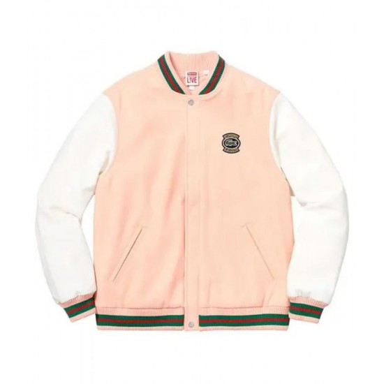Lacoste x Supreme Letterman Jacket