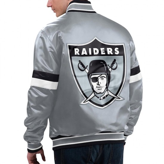 Las Vegas Raiders Satin Jacket