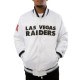 Las Vegas Raiders White Satin Jacket Las Vegas Raiders White Satin Jacket