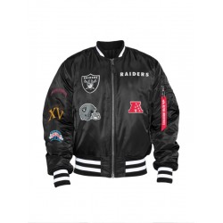 Las Vegas Raiders X New Era MA-1 Bomber Jacket