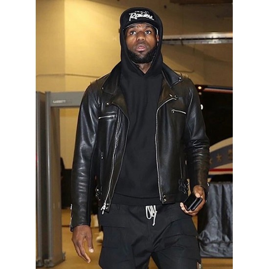 Lebron James Leather Jacket Men Celebrity Jacket Lebron James Leather Jacket Men Celebrity Jacket