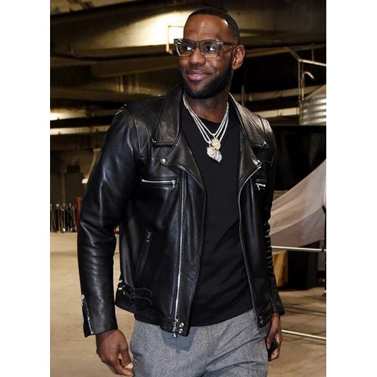 Lebron James Leather Jacket Men Celebrity Jacket Lebron James Leather Jacket Men Celebrity Jacket