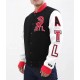 Letterman Atlanta Hawks Black and White Jacket Letterman Atlanta Hawks Black and White Jacket