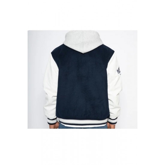 Letterman New Era NY Yankees Varsity White Jacket Letterman New Era NY Yankees Varsity White Jacket