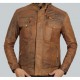 Light Brown Distressed Leather Motorcycle Jacket Light Brown Distressed Leather Motorcycle Jacket