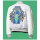Lil Durk Off White Bomber Jacket Lil Durk Off White Bomber Jacket
