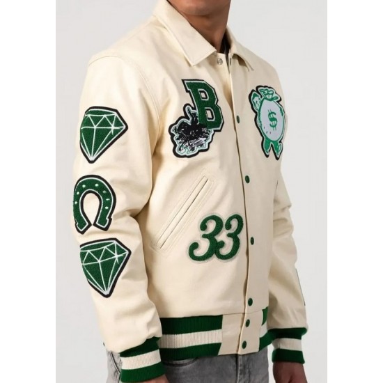 Limited Edition Boston-inspired All-Leather Varsity Jacket Limited Edition Boston-inspired All-Leather Varsity Jacket