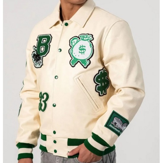 Limited Edition Boston-inspired All-Leather Varsity Jacket Limited Edition Boston-inspired All-Leather Varsity Jacket