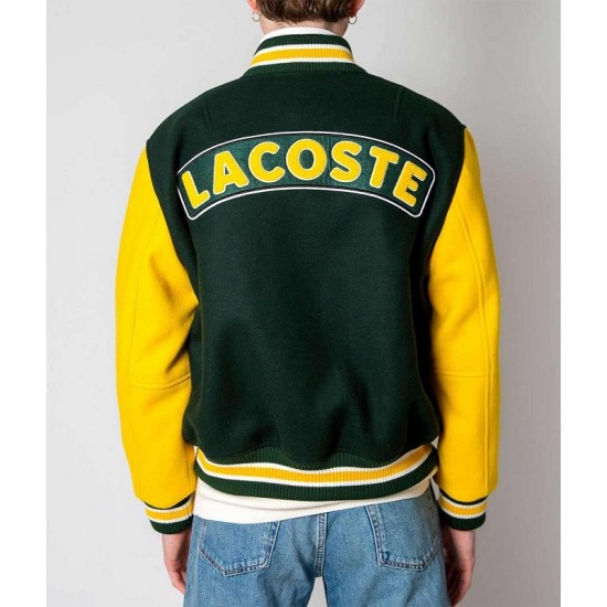 Live Two-Tone Yellow and Green Letterman Jacket Live Two-Tone Yellow and Green Letterman Jacket