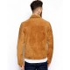 Longmire-Sheriff Men's Brown Suede Leather Jacket Longmire-Sheriff Men's Brown Suede Leather Jacket