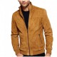 Longmire-Sheriff New Men's Brown Suede Leather Jacket Longmire-Sheriff New Men's Brown Suede Leather Jacket