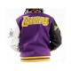 Los Angeles LAKERS Biker Varsity Jacket Los Angeles LAKERS Biker Varsity Jacket