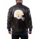 Los Angeles Rams Satin Bomber Black Jacket Los Angeles Rams Satin Bomber Black Jacket