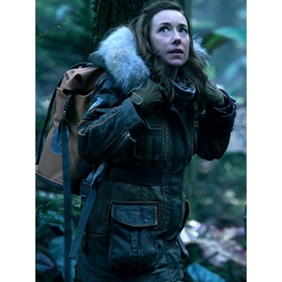 Lost In Space Molly Parker Olive Green Jacket Lost In Space Molly Parker Olive Green Jacket