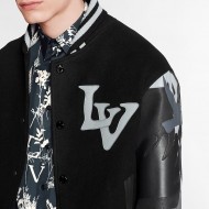 LV Black Varsity Jacket