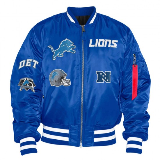 MA-1 Detroit Lions Bomber Jacket