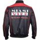 MERCH ATTIRE Men’s Fall Guy Black Leather Jacket