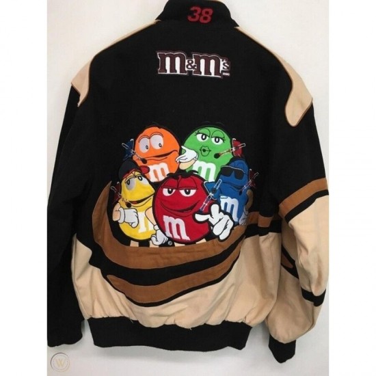 M&M Grapics Nascar Bomber Racer Jacket M&M Grapics Nascar Bomber Racer Jacket