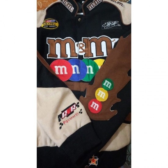 M&M Grapics Nascar Bomber Racer Jacket M&M Grapics Nascar Bomber Racer Jacket