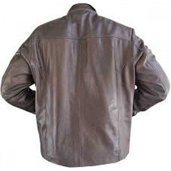Marche Sydney Mens Sw Biker Brown Leather Jacket Marche Sydney Mens Sw Biker Brown Leather Jacket