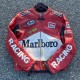 Marlboro x Yamaha Red & White Leather Jacket Marlboro x Yamaha Red & White Leather Jacket