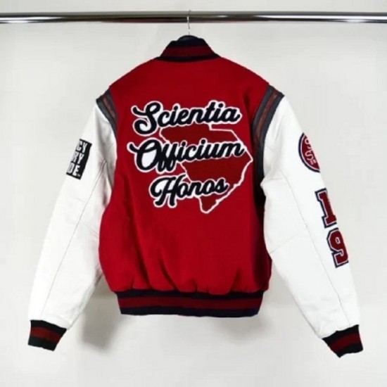 Maroon Shaw University Varsity Jacket Maroon Shaw University Varsity Jacket