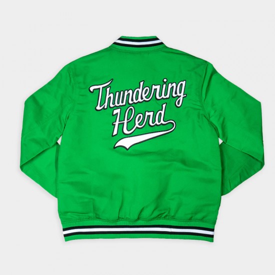 Marshall Thundering Herd Script Bomber Jacket Marshall Thundering Herd Script Bomber Jacket
