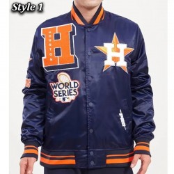 Mash Up Houston Astros Navy Jacket 