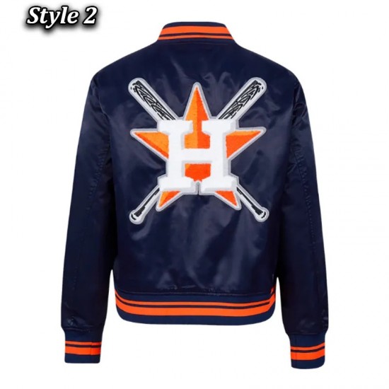 Mash Up Houston Astros Navy Jacket Mash Up Houston Astros Navy Jacket