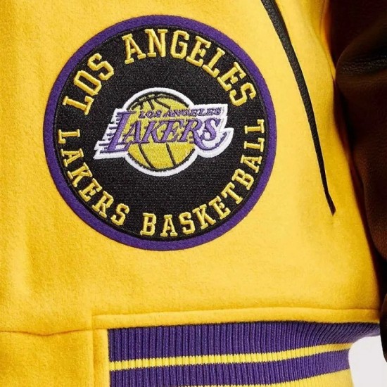 Mash Up Los Angeles Lakers Varsity Jacket Mash Up Los Angeles Lakers Varsity Jacket