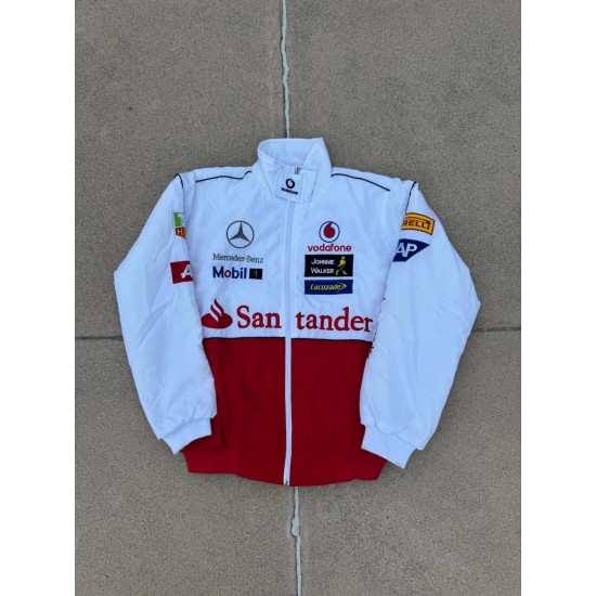 McLaren Mercedes F1 Racing Jacket McLaren Mercedes F1 Racing Jacket
