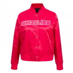 Memphis Grizzlies Triple Pink Satin Jacket