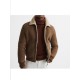 Men Winter Brown Shearling Jacket Men Winter Brown Shearling Jacket