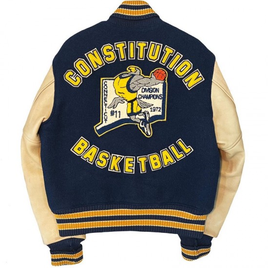 Men's 1972 Connecticut Basketball Champions Varsity Jacket Men's 1972 Connecticut Basketball Champions Varsity Jacket